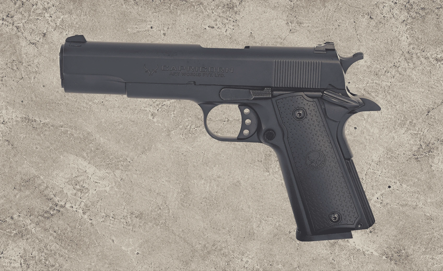45 bore Big Shot with black Cerakote finish